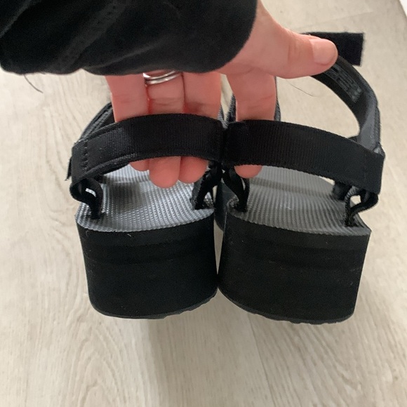 Teva Black Platform Sandals - Picture 10 of 15